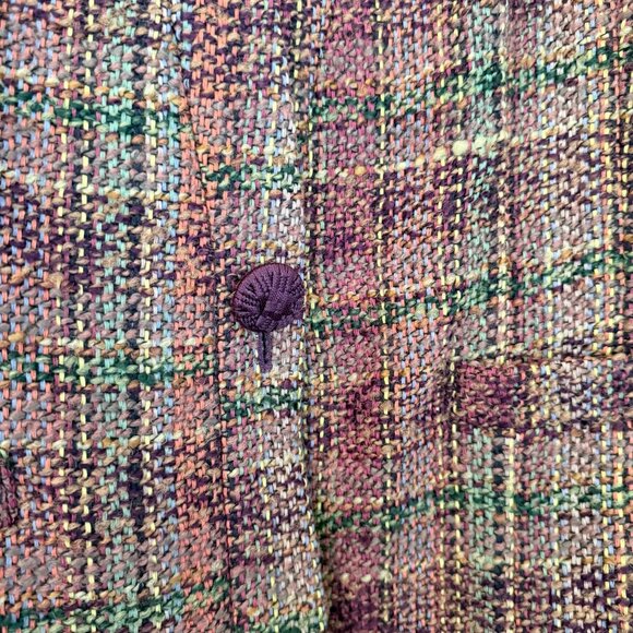 Coldwater Creek 3/4 Sleeve Tweed Blazer - Size 16 - Picture 5 of 9